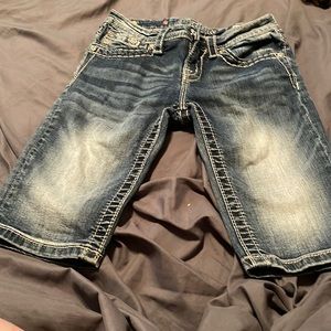 Kids miss me jean shorts